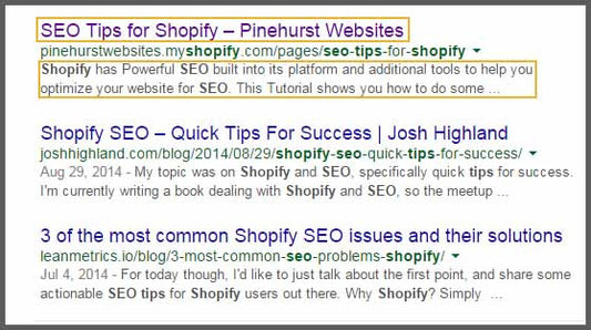SEO Your Products In Shopify Step 1